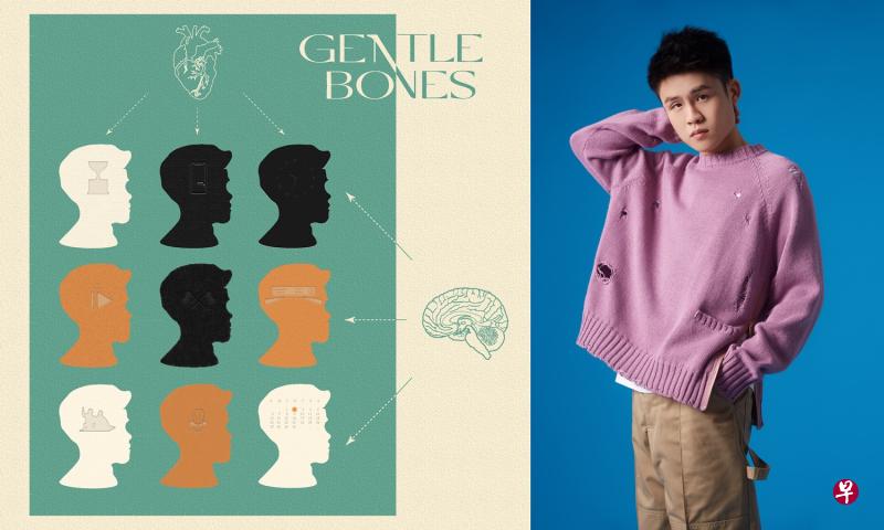 gentle bones(陈卓义)的首张同名双语创作专辑今天数码上架.