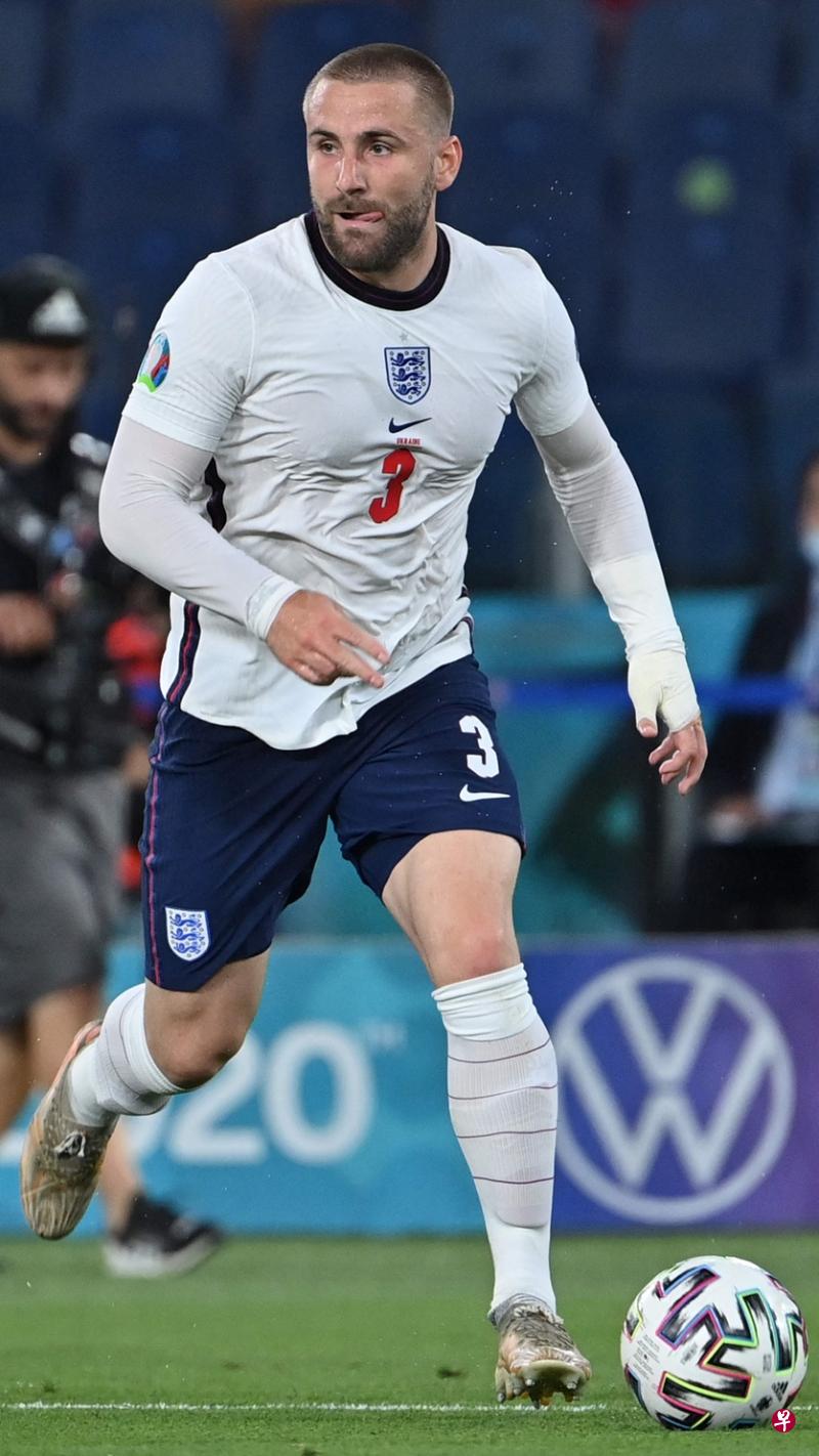 后卫:卢克·肖(luke shaw,英格兰)