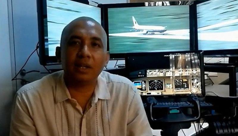 MH370机师扎哈里曾在调查中被认为是造成飞机坠海的原因。(互联网资料照)
