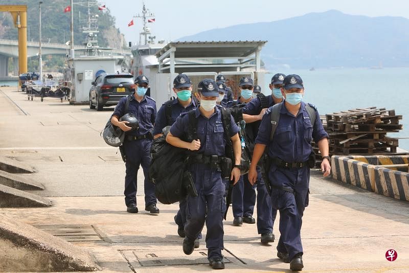 香港水警制服图片