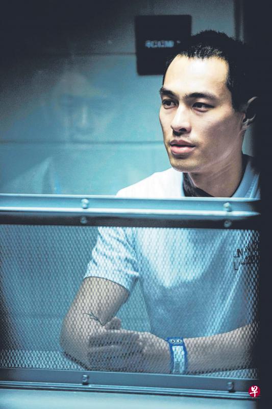 杨佑宁在《再见,在也不见》中被关在新加坡樟宜监狱(剧照提供/嘉华)