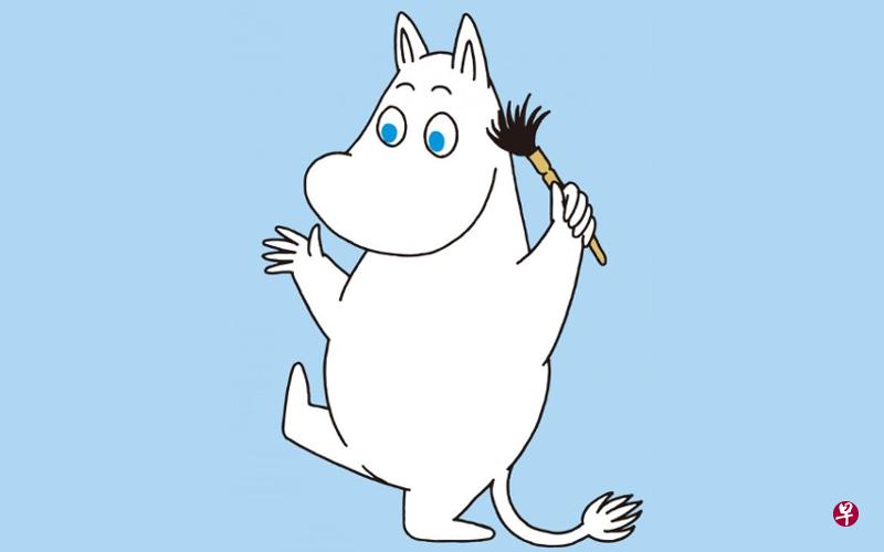 造型像河马的姆明其实是精灵.(商家提供)