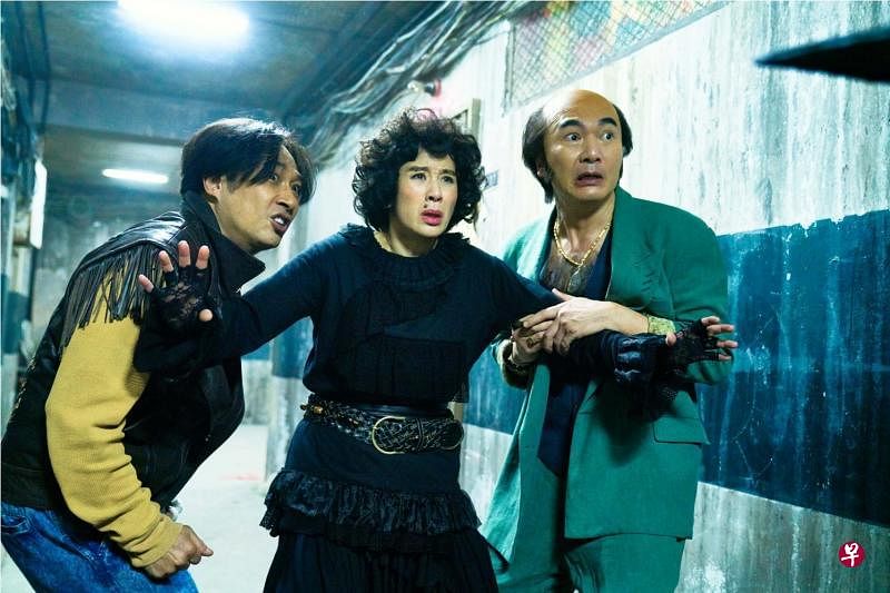吴镇宇(左起,吴君如与方中信《妖铃铃》剧照)