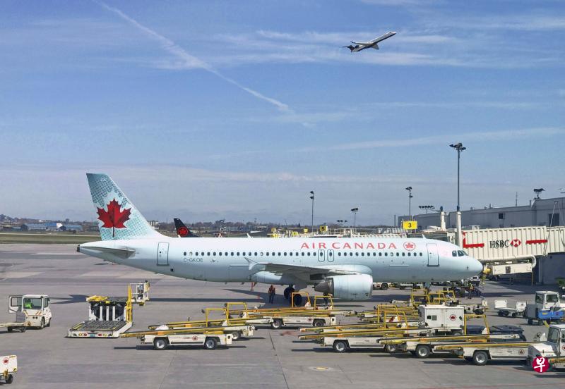 2018年5月1日,停在加拿大蒙特利尔附近特鲁多机场停机坪的一架加拿大