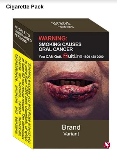 明年7月起 香烟盒须采用警示图放大统一包装
