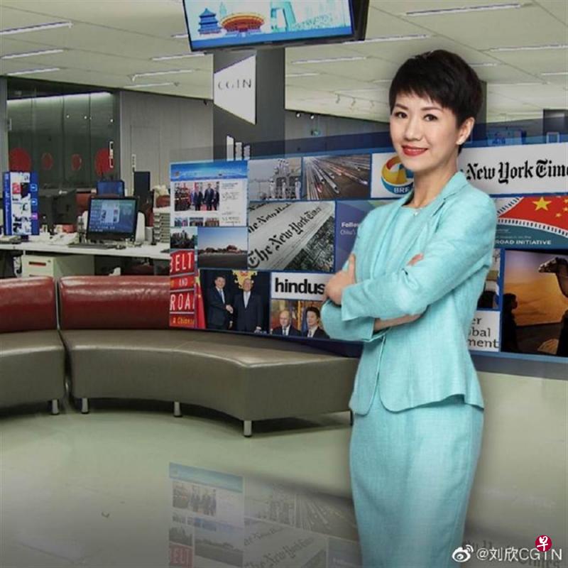 主持人刘欣9月3日应邀接受美国消费者新闻与商业频道(cnbc)《华尔街