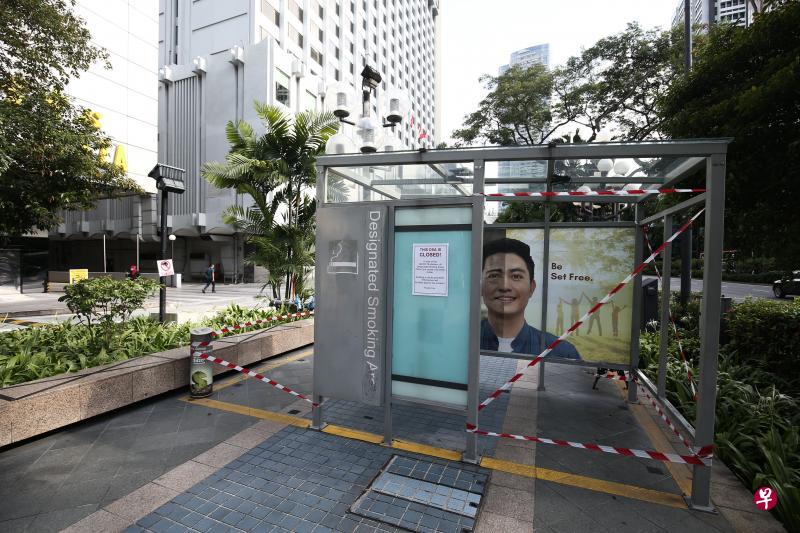 新加坡吸烟区图片