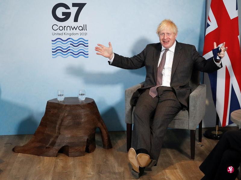 英國首相約翰遜說,g7成員致力於預防未來流行病的的計劃是